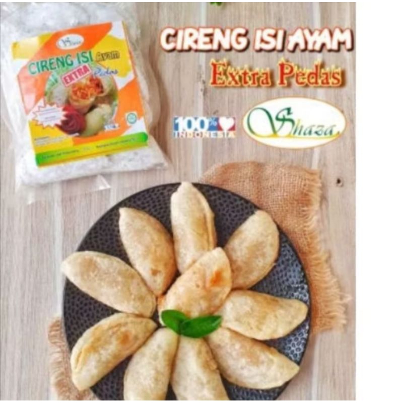 

CIRENG ISI AYAM EXTRA PEDAS ISI 10PCS /SHAZA