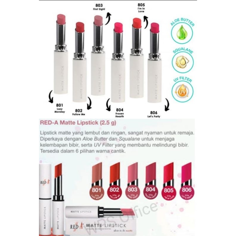 Red-A Matte Lipstick