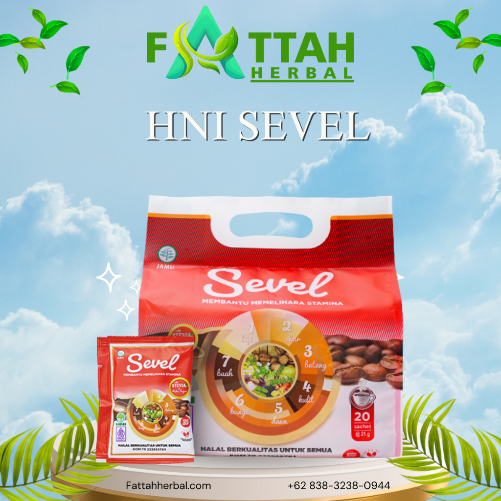 

Kopi Sevel Elemen 10 Saset | Kopi Herbal 7 Elemen | Kopi Sevel Per Pouch 10 Sachet