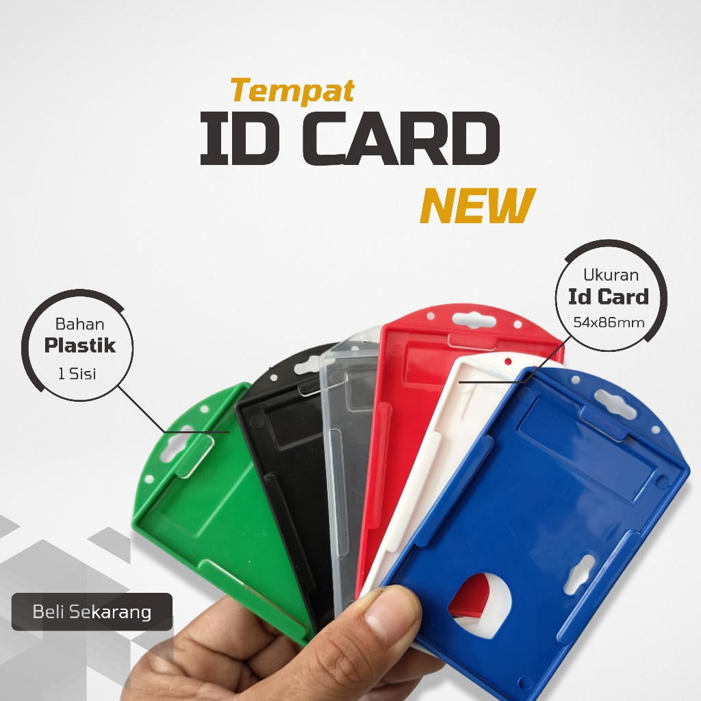 

Tempat ID Card Bahan Plastik | Bisa Order Satuan