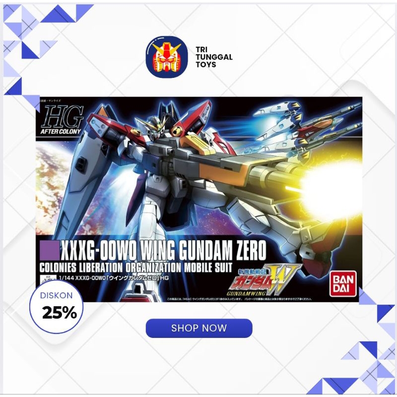 HG 1/144 XXXG-00W0 Wing Gundam Zero Bandai