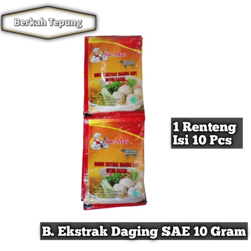 

SAE Mas Bumbu Kaldu Ekstrak Daging Sapi 10 Gram