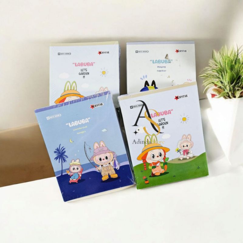 

Buku tulis Newstar 38 lembar 10 buku uk kwarto A5 Labubu