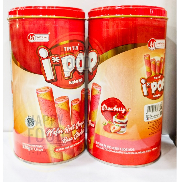 

TIN TIN IPOP WAFER ROLL 330 GRAM / WAFER STICK TIN TIN IPOP
