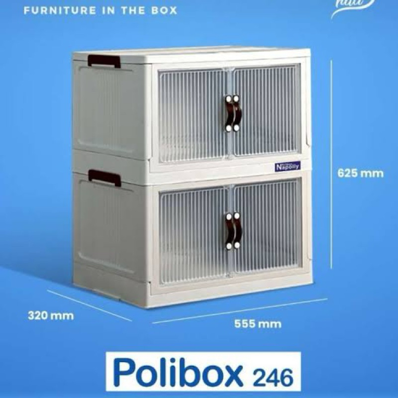 lemari plastik kecil napolly/ napolly polybox