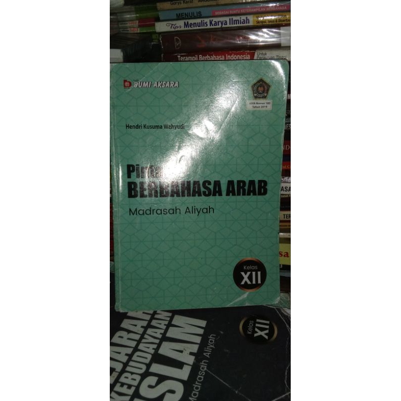 BUKU ORIGINAL Bekas. PINTAR BERBAHASA ARAB KELAS XII