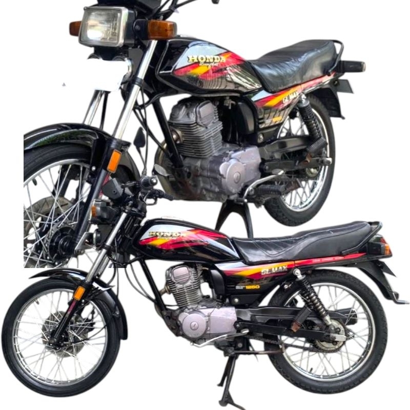 Striping GL MAX Merah Lis kuning 1997 Sticker GL MAX Neotec Merah 1997 sticker Lis Decal Standar Ori