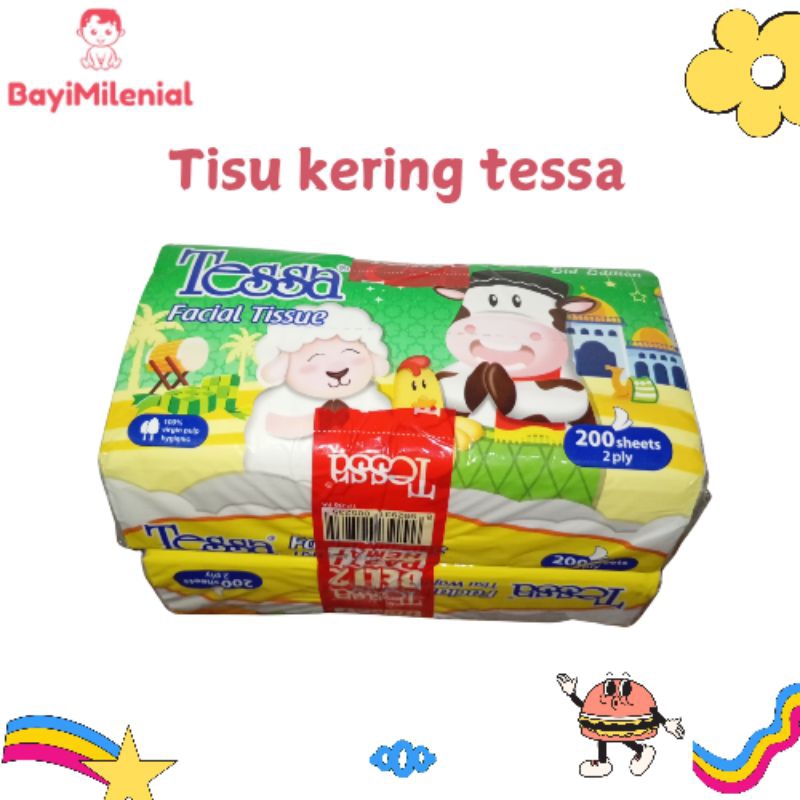 tisu kering tessa 200 sheets 2ply