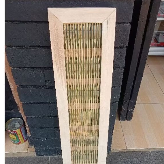 loster minimalis, loster kayu loster anyaman loster pintu 80x20 cm