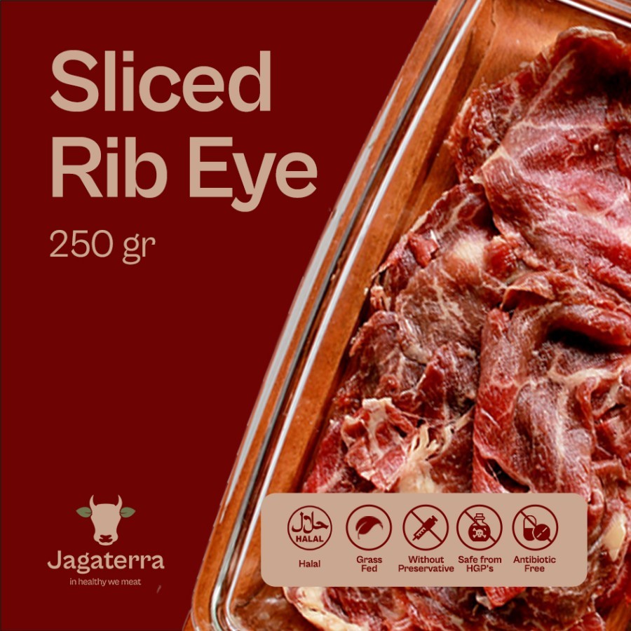 

Sliced Rib Eye Premium Grass Fed Beef