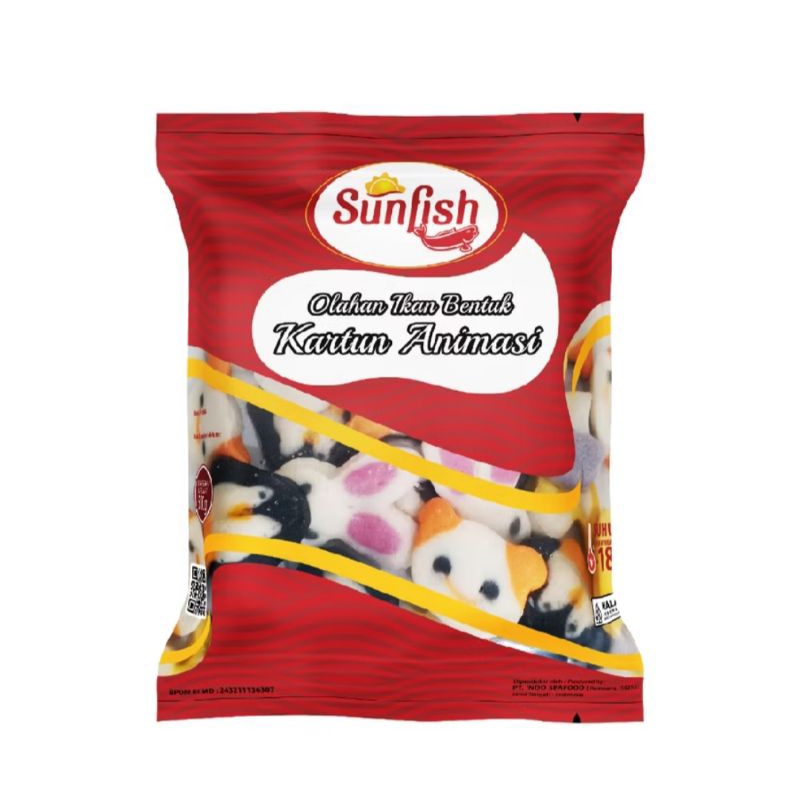 

SUNFISH OLAHAN IKAN BENTUK KARTUN ANIMASI 500GR