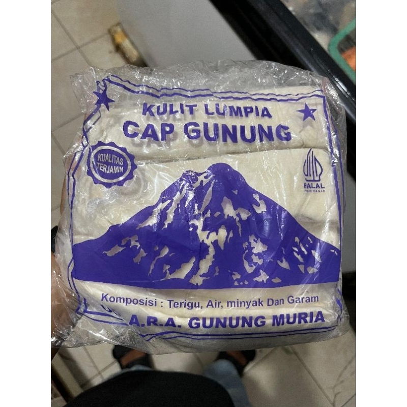 

Kulit Lumpia Isi +/- 5-7 lembar