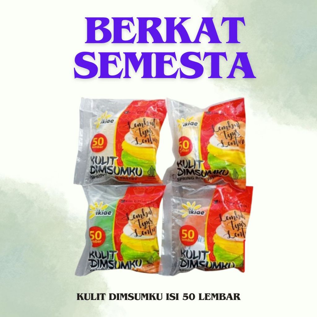 

Kulit Dimsum Merk Dimsumku Isi 50 Lembar Size 9cm / Kulit Dimsum