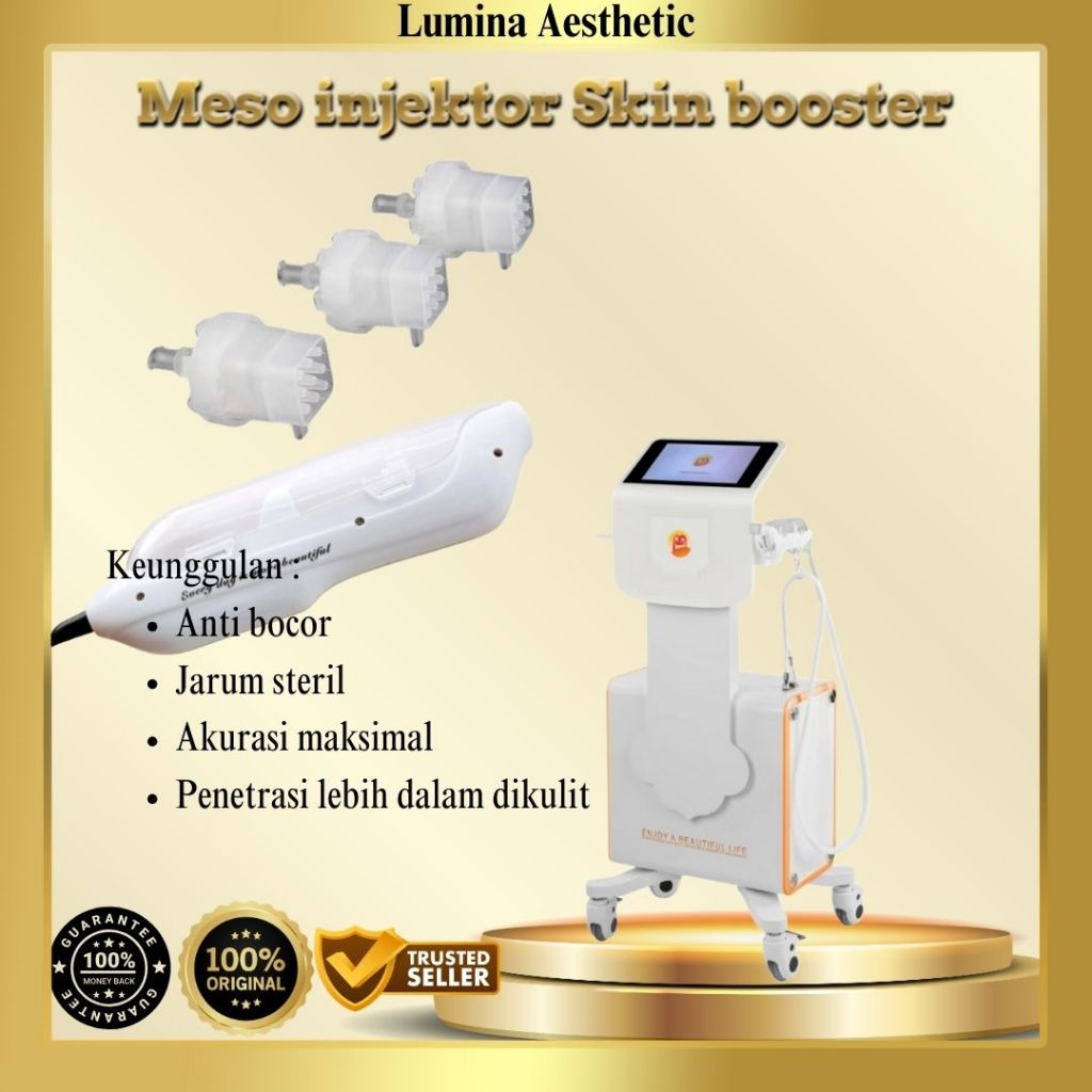 "TERBAIK" Meso injektor therapy skin booster injeksi serum penghilang bopeng bekas jerawat antiaging
