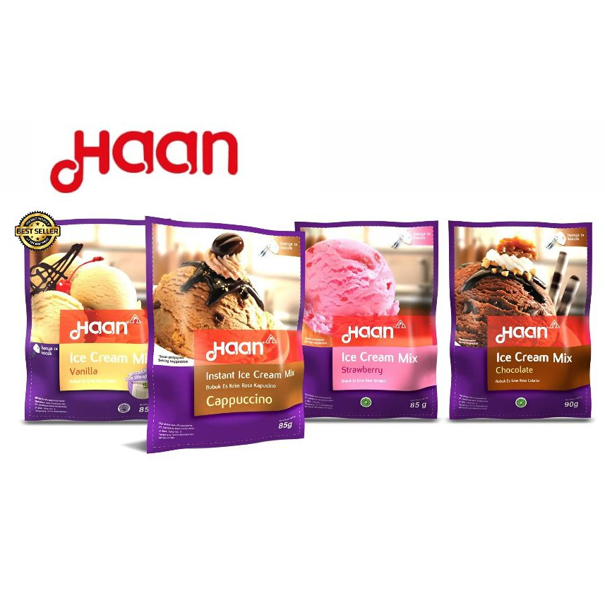 

Haan Ice Cream Sweet Haan - Bubuk es krim siap pakai yang mudah dan praktis/ haan ice cream