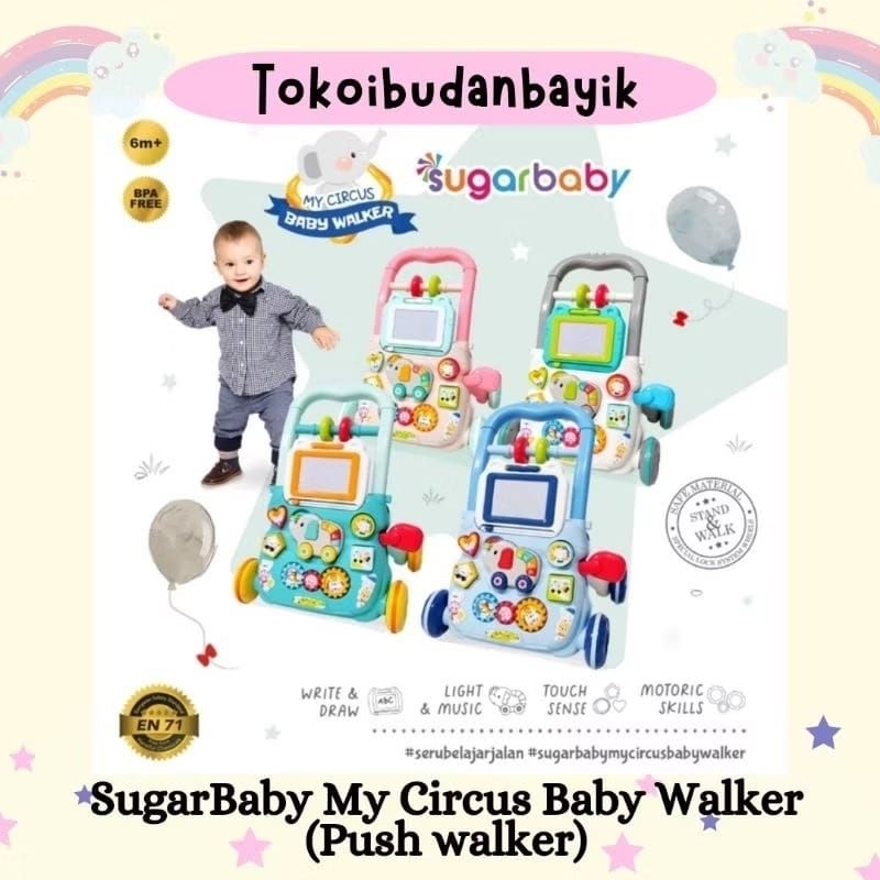 Sugar baby My Circus Baby Walker /push walker Sugar baby