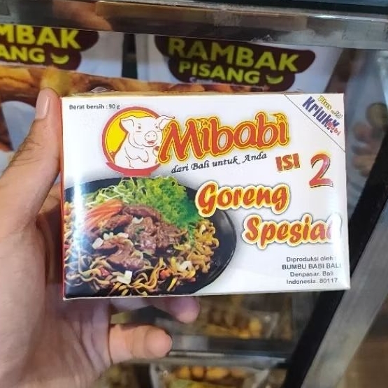 

Mie Babi isi 2 Goreng Special 90 gram