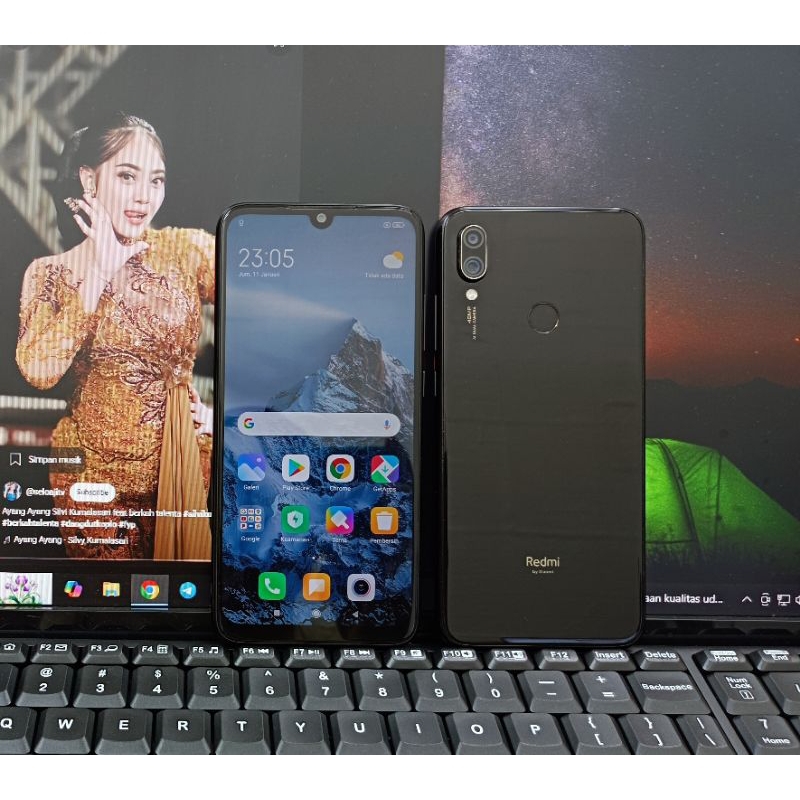 Redmi note 7 pro ram 6gb rom 128gb second original xiaomi