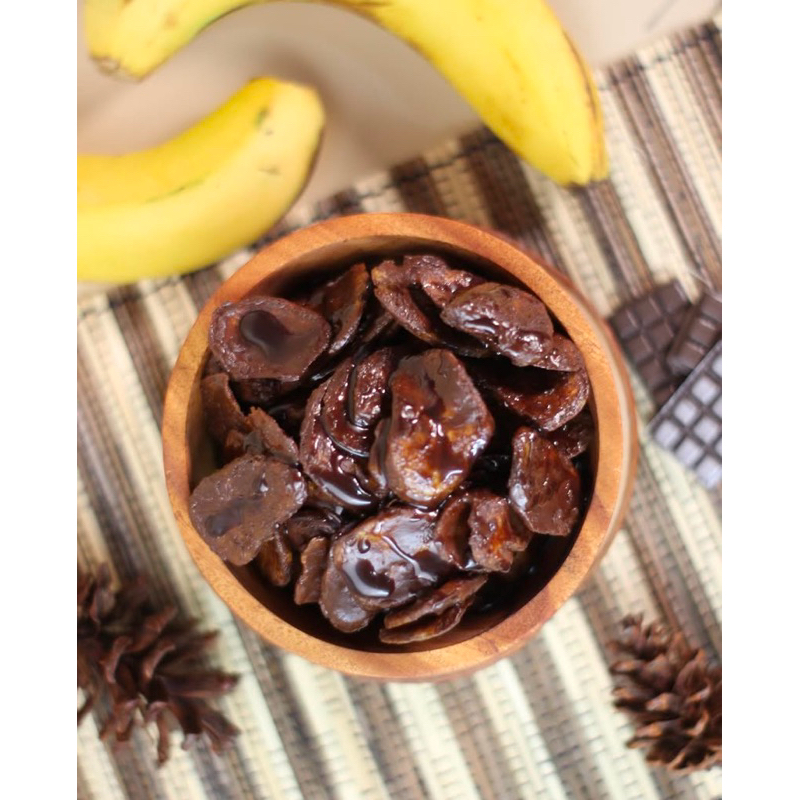 

Keripik Pisang Lumer Rasa Coklat 500grm