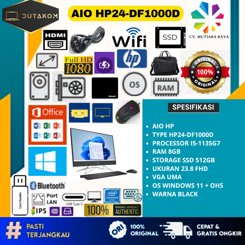 PC AIO MERK HP24 - DF1000D