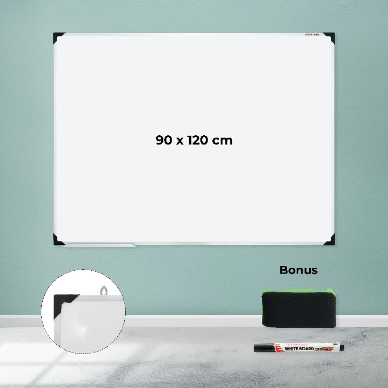 

Whiteboard Papan Tulis Gantung 90 x 120