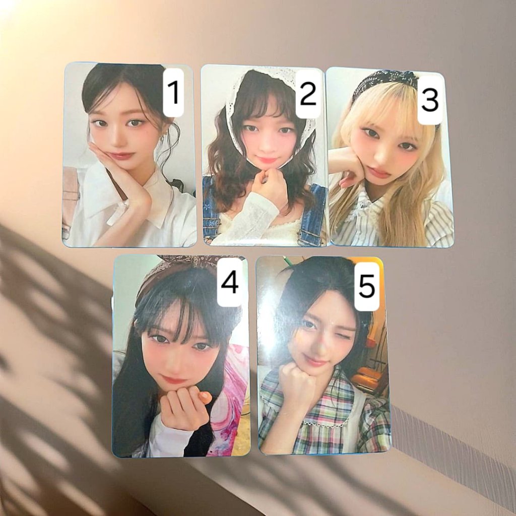 [OFFICIAL] PHOTOCARD IVE SSG 2024 WONYOUNG GAEUL LIZ REI LEESEO