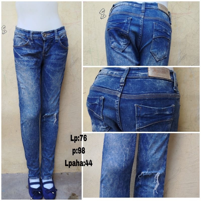 celana jeans skinny preloved/second