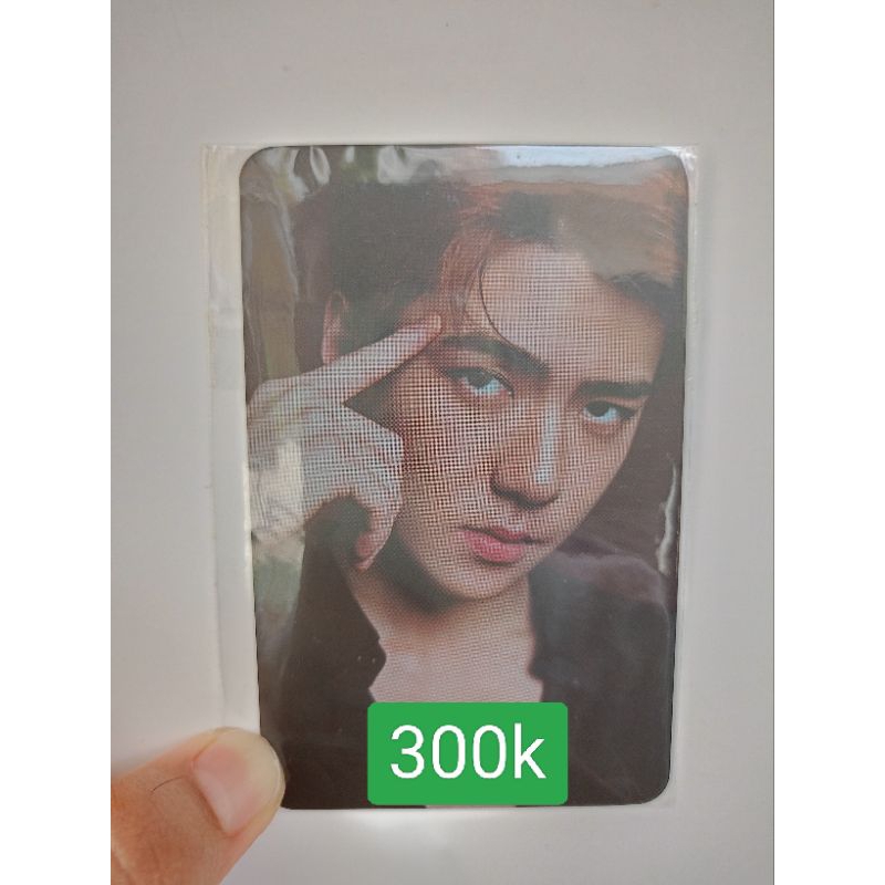 photocard Sehun RARE Flo official D Sehun mikir
