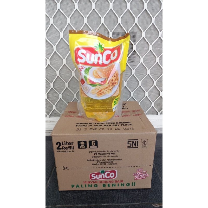 

MINYAK SUNCO 2 LITER (1DOS@6POUCH)