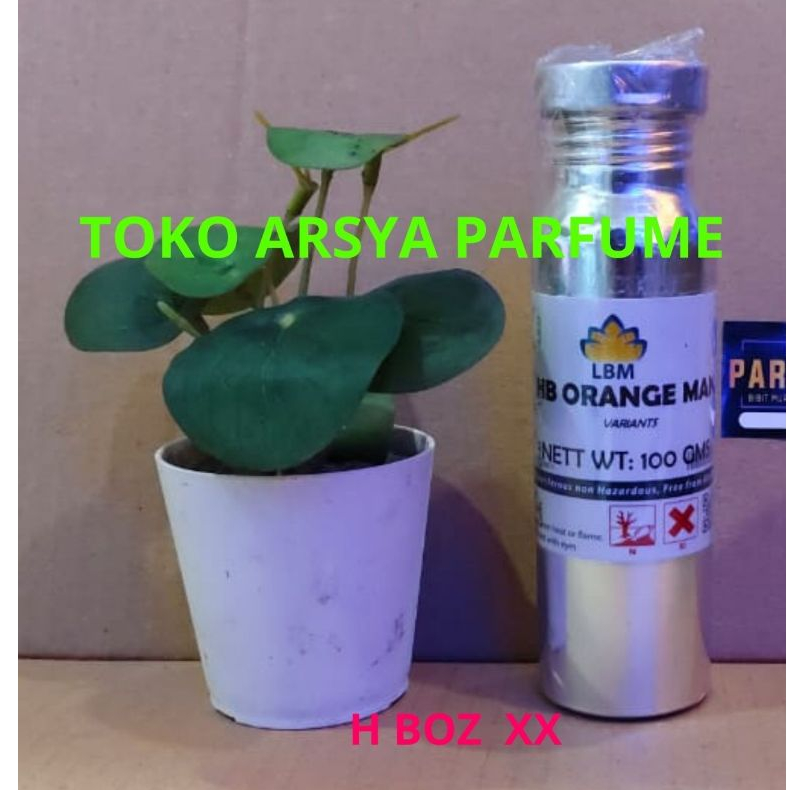 BIBIT PARFUME MURNI AROMA HB ORANGE  SEGEL PABRIK ORIGINAL LBM 100ML KEMASAN EKONOMIS