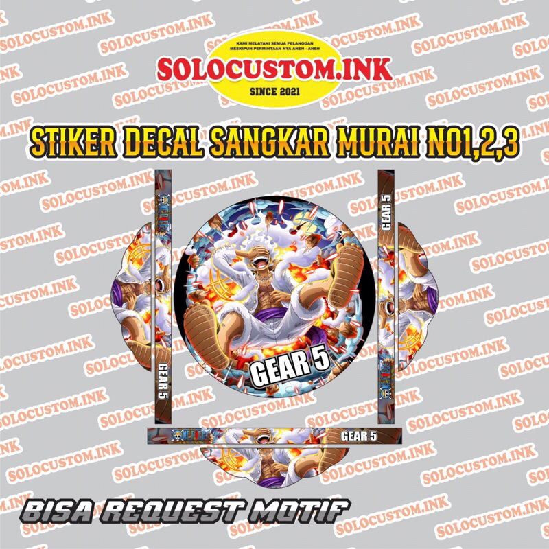 Stiker Decal Sangkar Murai no 1,2,3
