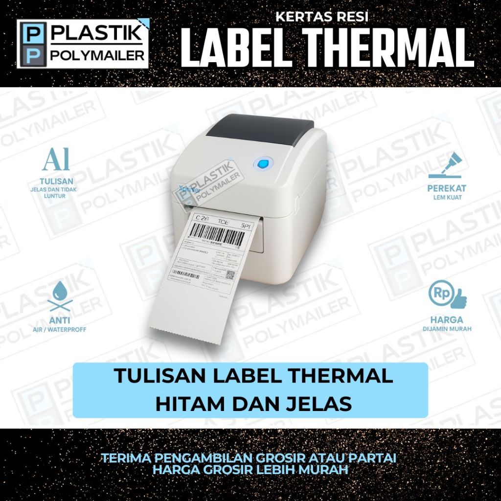 

Label Thermal Label Pengiriman Stiker Barcode 100x100 isi 500 lembar Printer Label Sticker Kertas