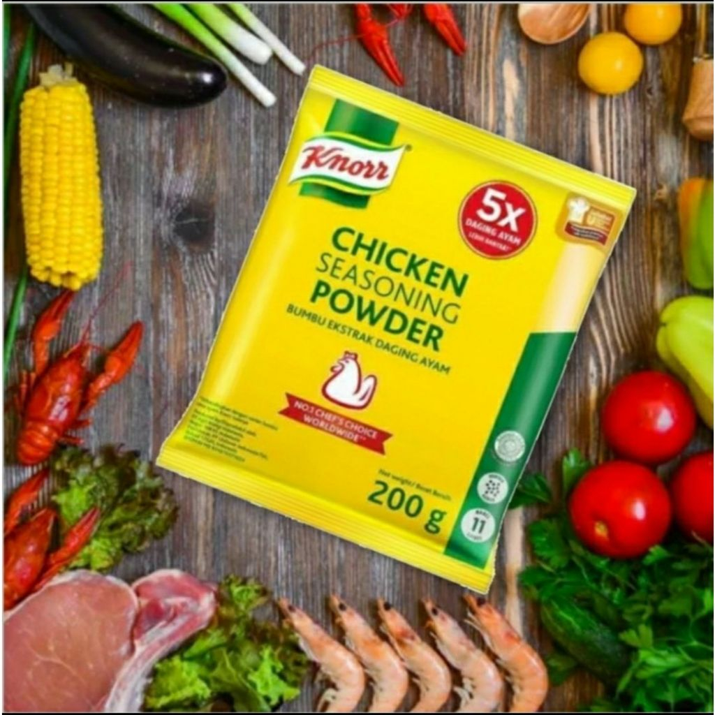 

KNORR Chicken Seasoning Powder 200 Gr Sachet Bumbu Rasa Ayam UFS 200Gr