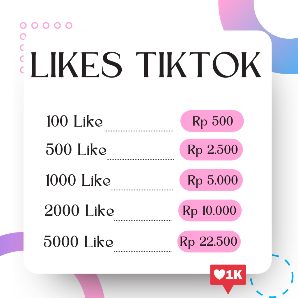 Likes Tiktok FYP Proses Cepat Terpercaya