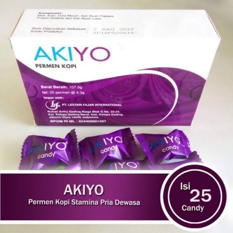 

Akiyo candy permen kopi dengan Ginseng Termurah