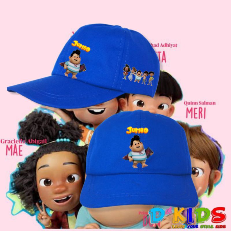 Topi Anak Jumbo/ Topi Baseball Anak Animasi Film Kartun Jumbo Terbaru