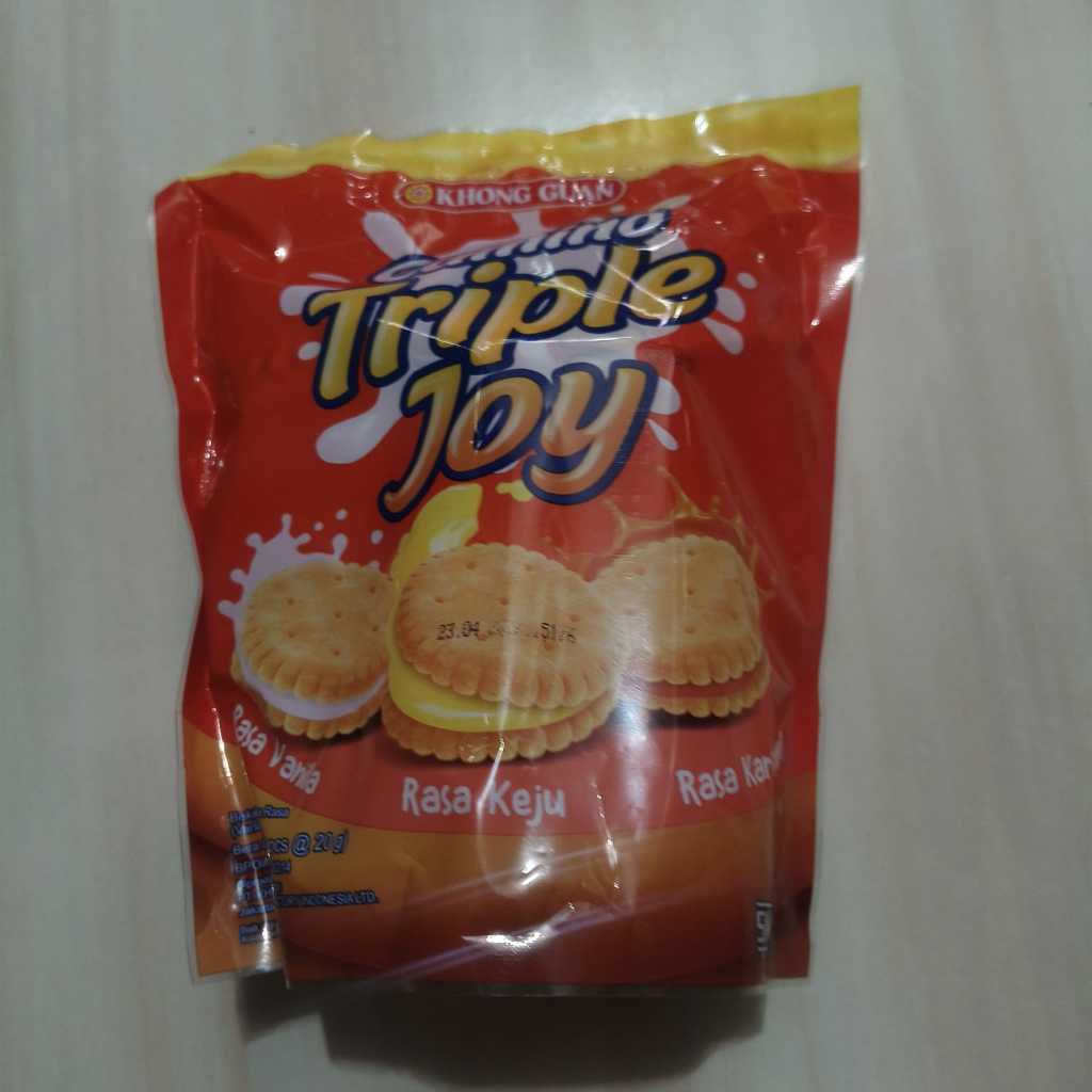 

Khong Guan Camino Triple Joy 120 gr (6pcs @ 20gr)