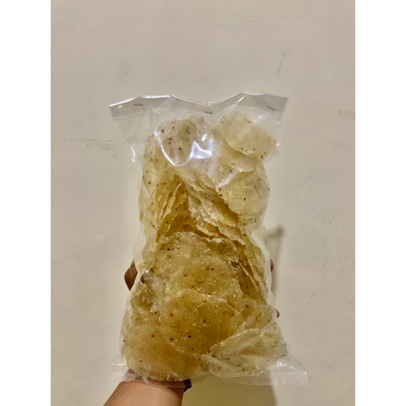 

keripik opak becak mentah