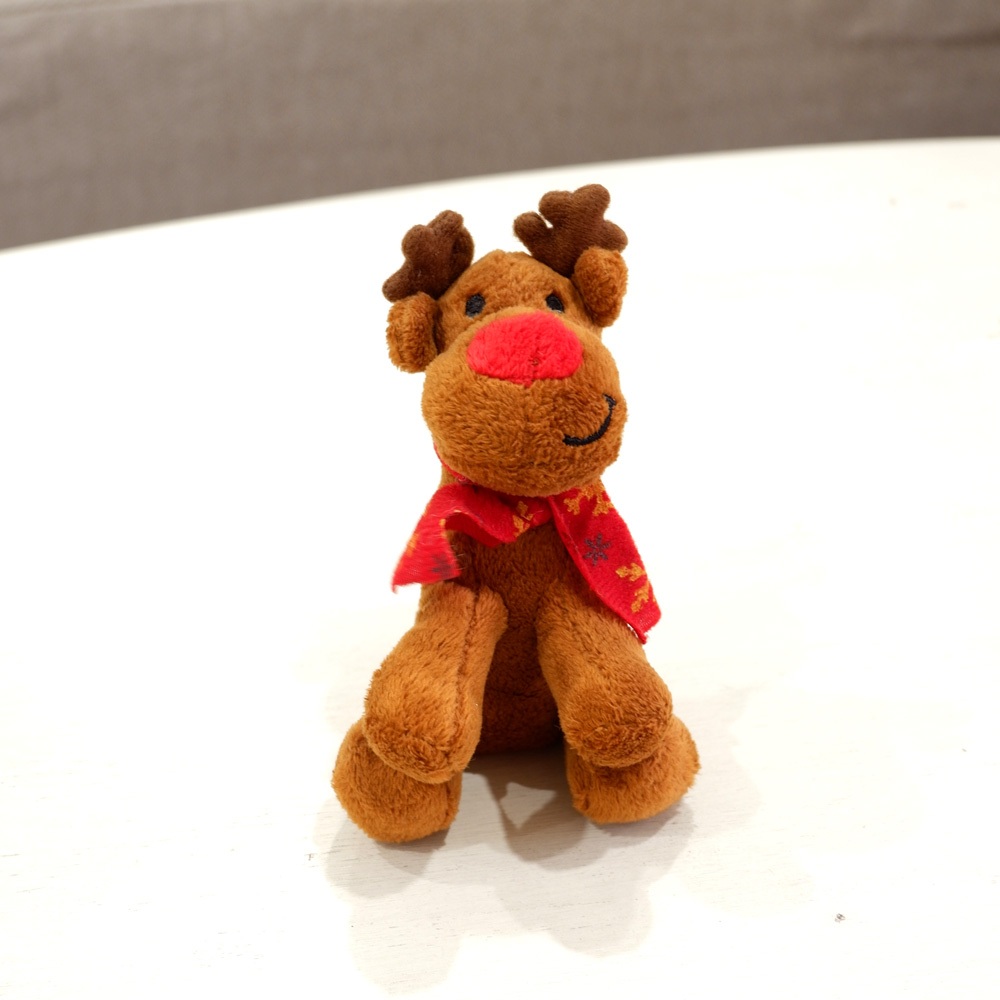 Boneka Rusa Coklat Kecil Christmas