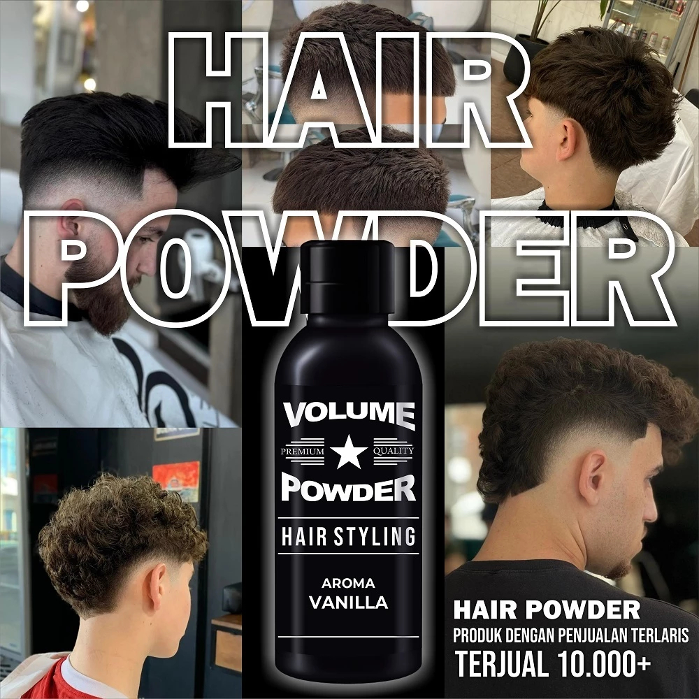 Hair Powder Premium Hair Volumizing Powder BUBUK RAMBUT PRIA POWDER (5K) PENGEMBANG RAMBUT PRIA