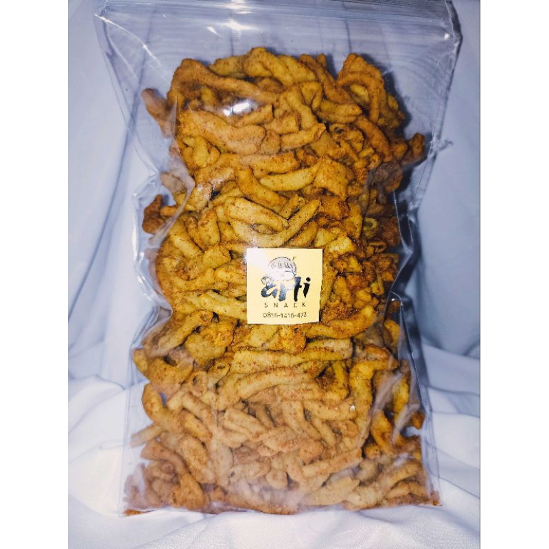 Usus crispy pedas / kripik usus ayam pedas / usus ayam crispy pedas 500gr