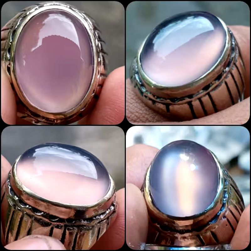 Natural Anggur Obi Kelo Kristal Ngeteye - Bacan Obi Cat's Eye - NTD