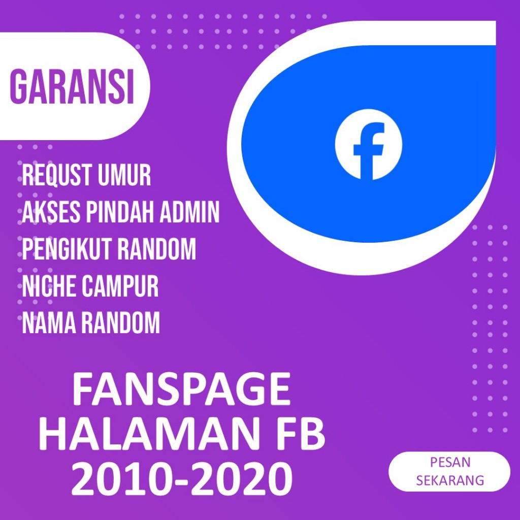 BERGARANSI FANSPAGE TUA HALAMAN FB TUA / OLD 2010 - 2020 KUALITAS HIJAU COCOK UNTUK IKLAN MURAH