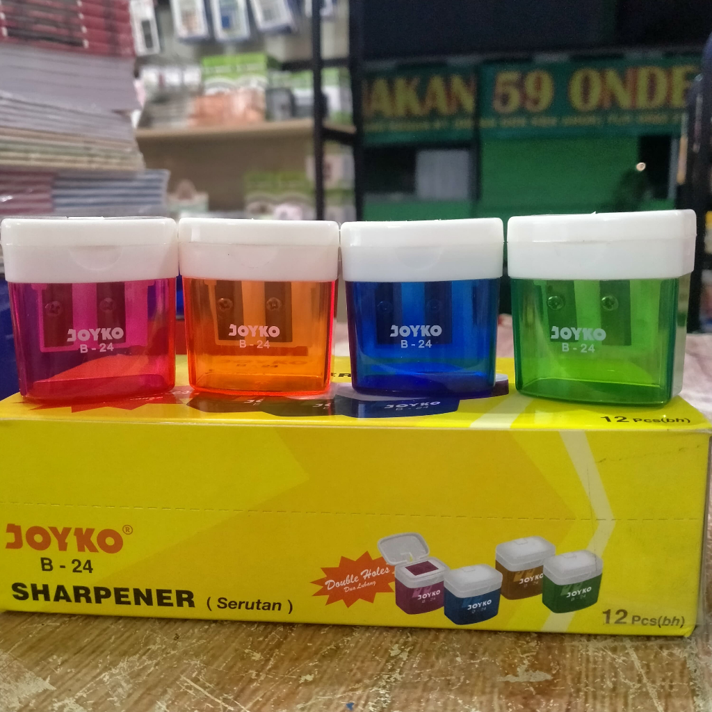 

rautan serutan orotan peruncing pensil Joyko B-24 Pencil Sharpener murah