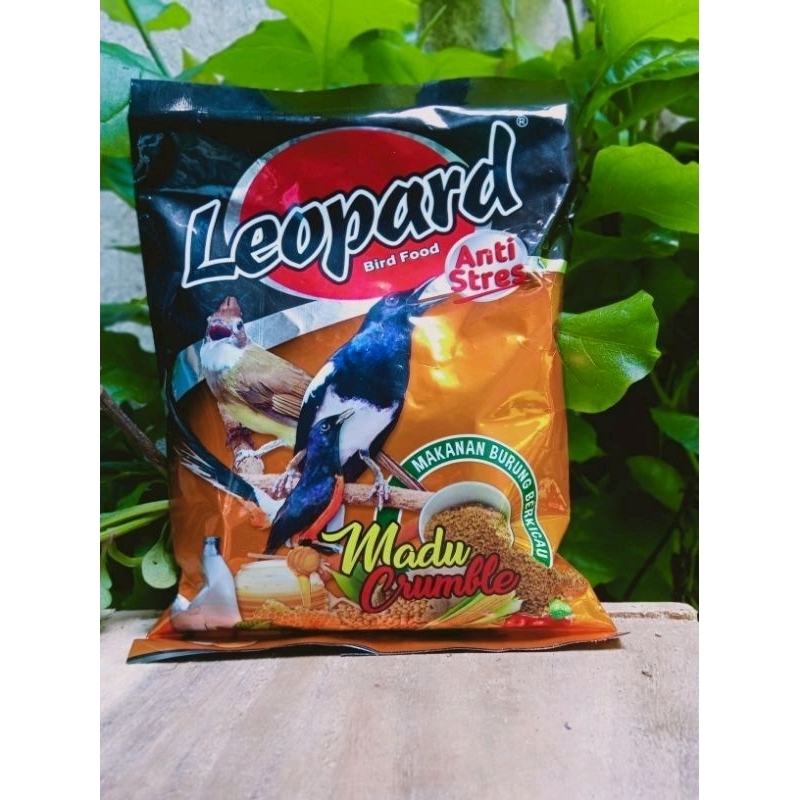 leopard madu crumble voer kasar