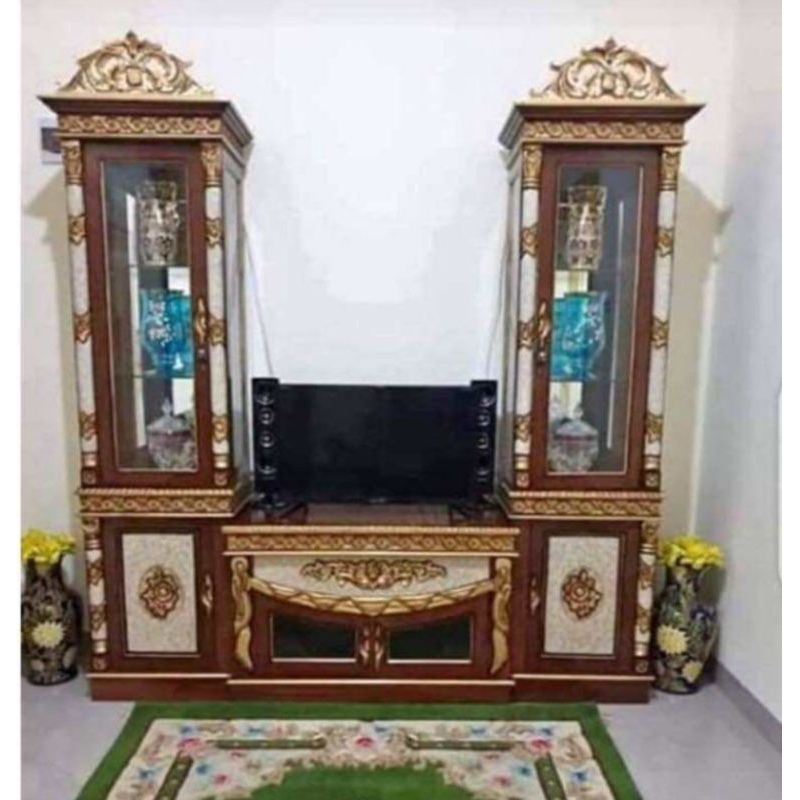 RAY buvet tv ukir asli Jepara