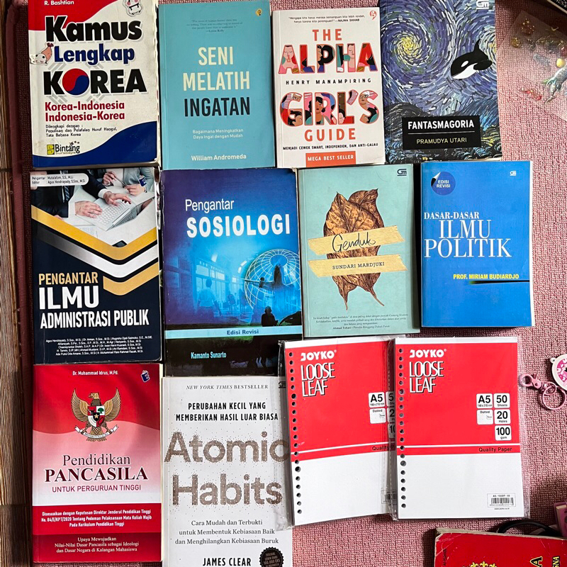 wts buku novel preloved kamus korea seni melatih ingatan the alpha girls guide fantasmagoria pengant
