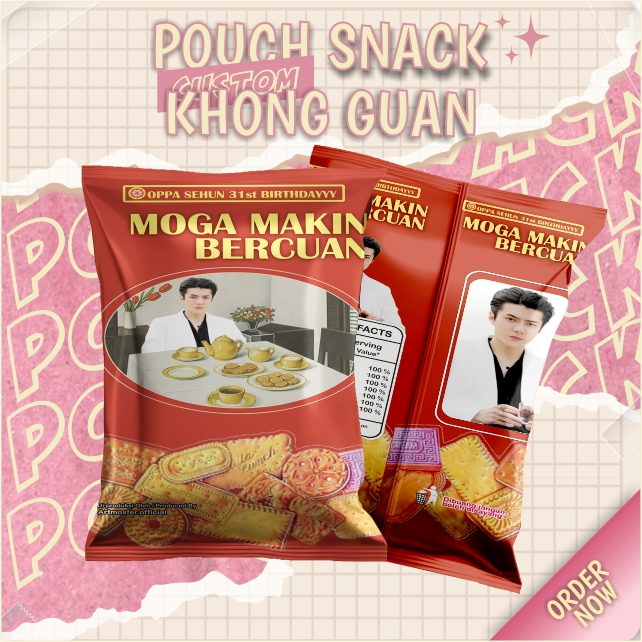 

Snack Pouch Jumbo Custom Khong Guan