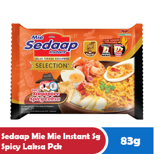 

SEDAAP MIE MIE INSTANT SG SPICY LAKSA PCK 83g