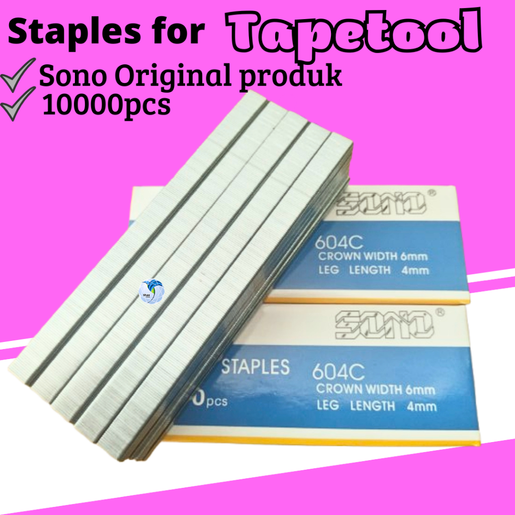 

Tapetool Refill Staples Stapler Isi Ulang Tape tool - 1 Box